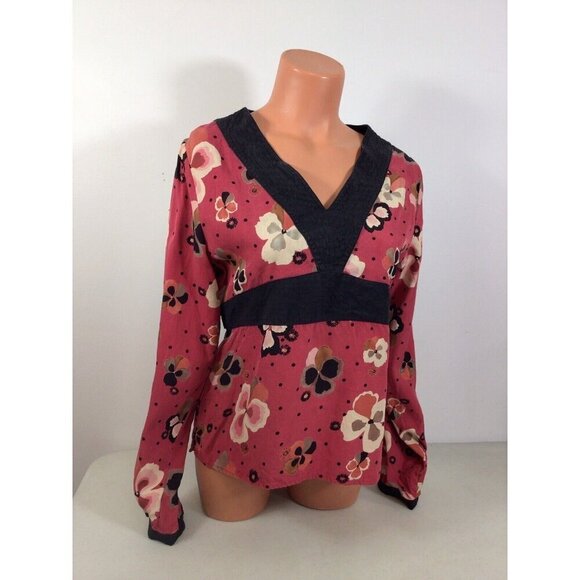 Putumayo Floral Babydoll Top Womens Small - Picture 7 of 7